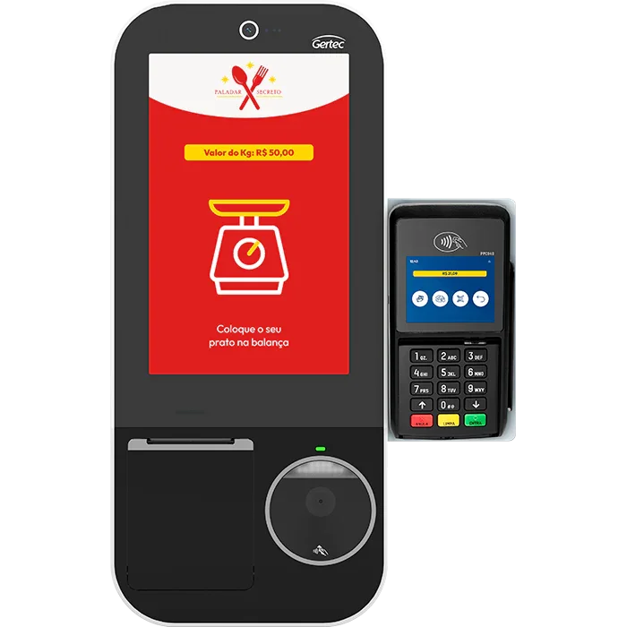 Totem Autoatendimento Gertec Smart Kiosk SK210 4GB 32GB - 40001344