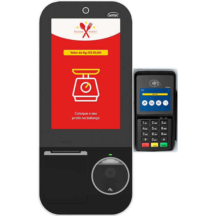 Terminal Autoatendimento Gertec Smart SK210 NFC GMS 10" 4GB 32GB Android 13 - 40001409