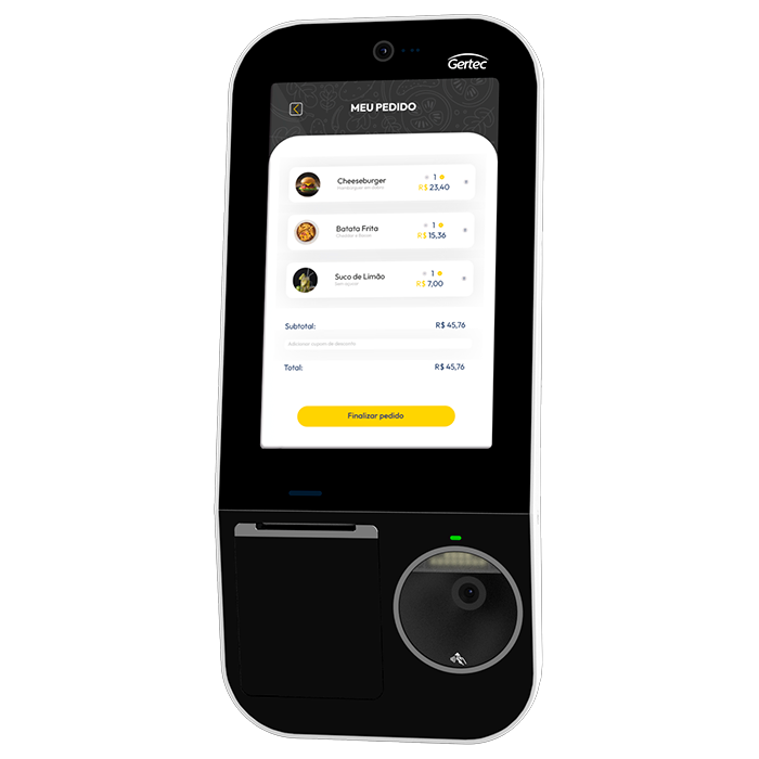 Terminal Autoatendimento Gertec Smart SK210 NFC GMS 10" 4GB 32GB Android 13 - 40001409