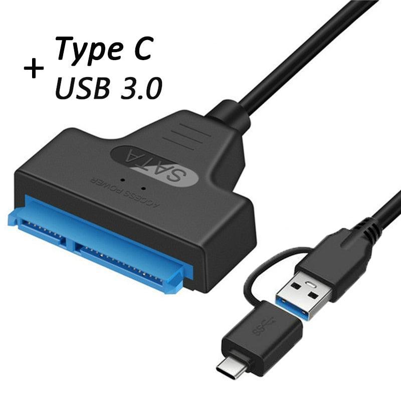 Adaptador USB 3.0 MegaSpeed para Disco Rígido Sata 2.5 - Mega Market