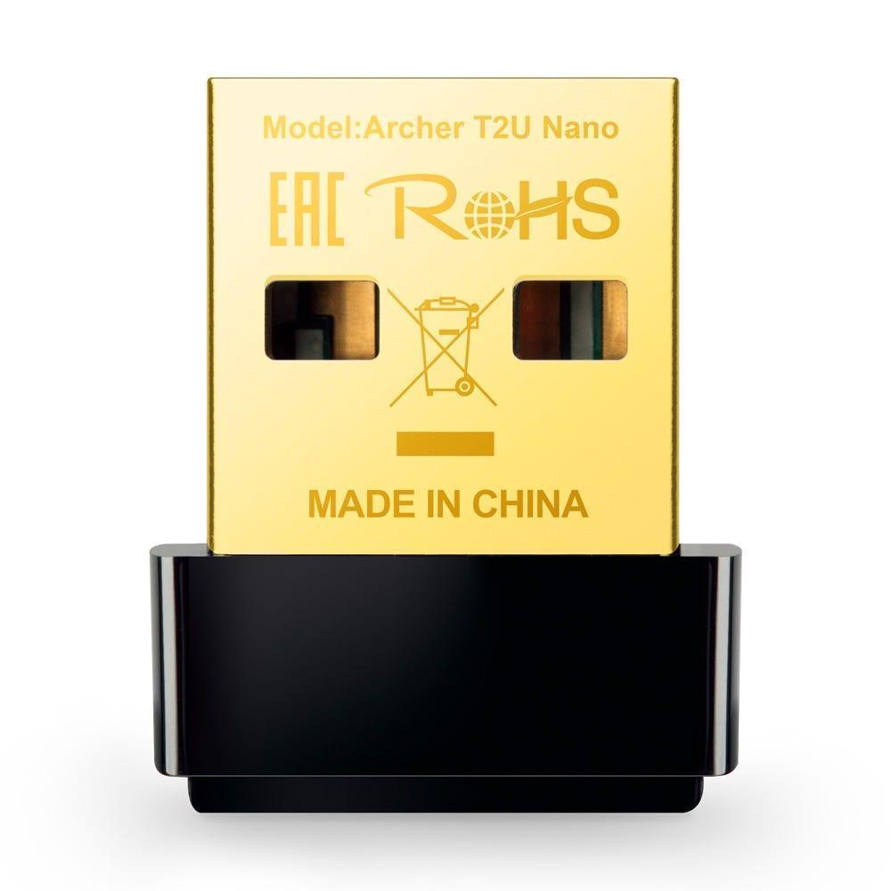 Adaptador USB TP-LINK AC600 - Archer T2U Nano - Mega Market
