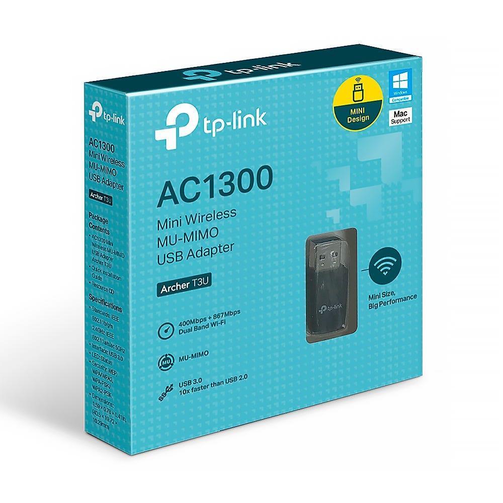 Adaptador USB TP-LINK Wireless Mini AC1300 - Archer T3U - Mega Market