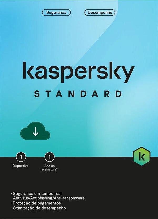 Antivírus Kaspersky Standard BR 1-Dvc 1Y Bs ESD KL1041KDAFS - Mega Market