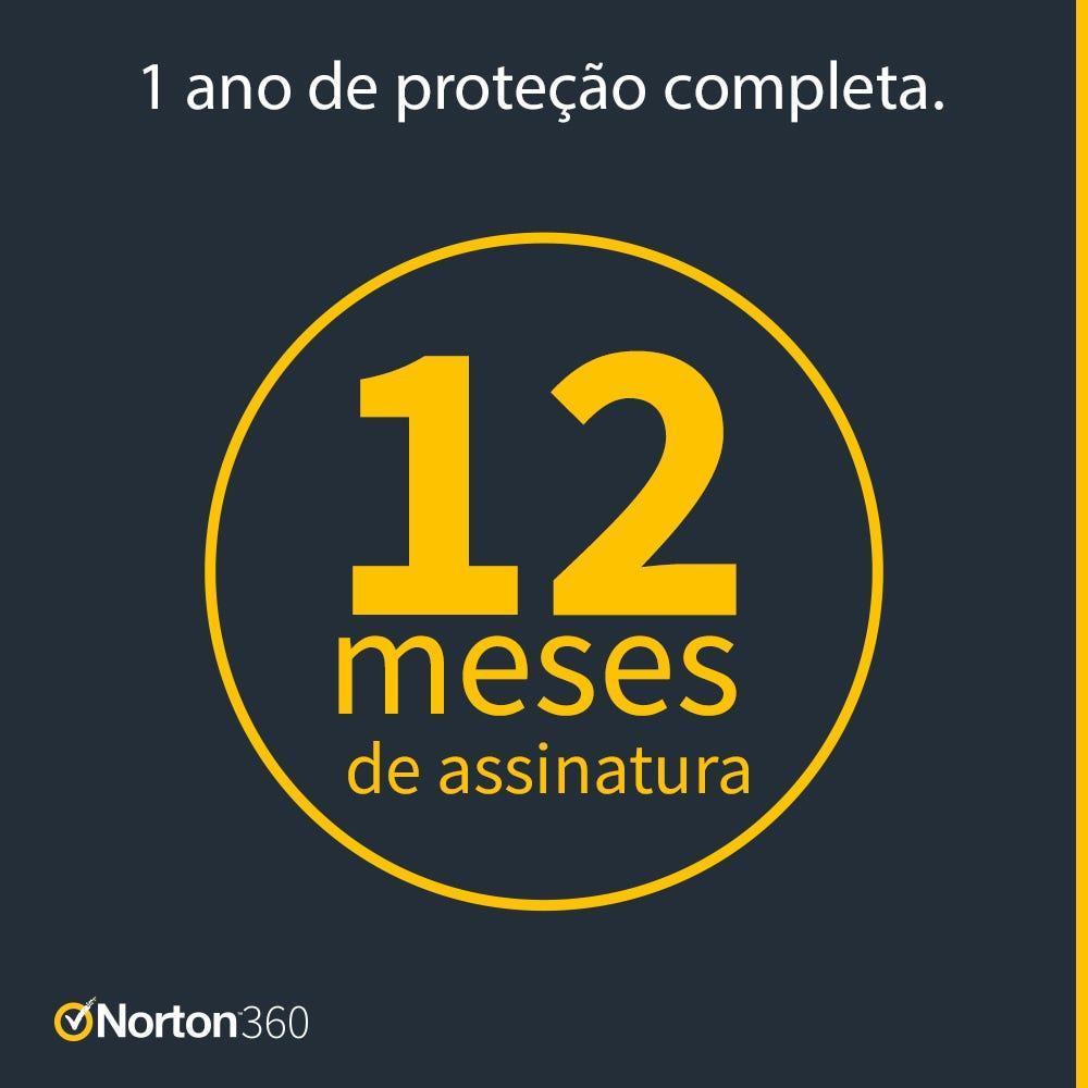 Antivírus Norton 360 Standard 1 Device 12 Meses 21405595 IS - Mega Market