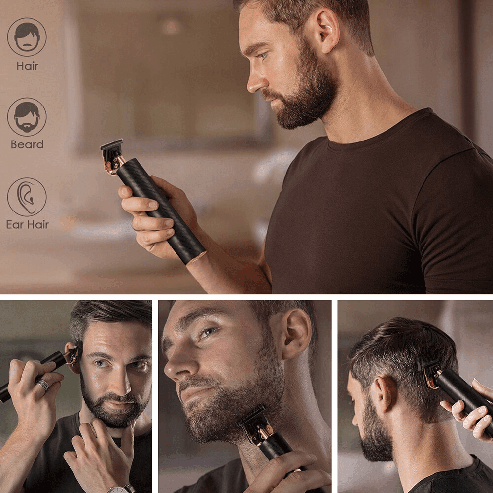 Barbeador Profissional Recarregável BarberDeluxe® - Mega Market