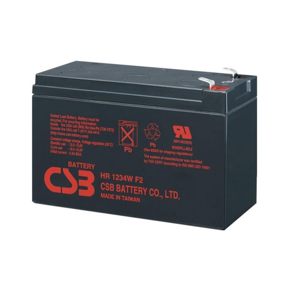Bateria CSB VRLA 12V 9AH - HR1234W - Mega Market
