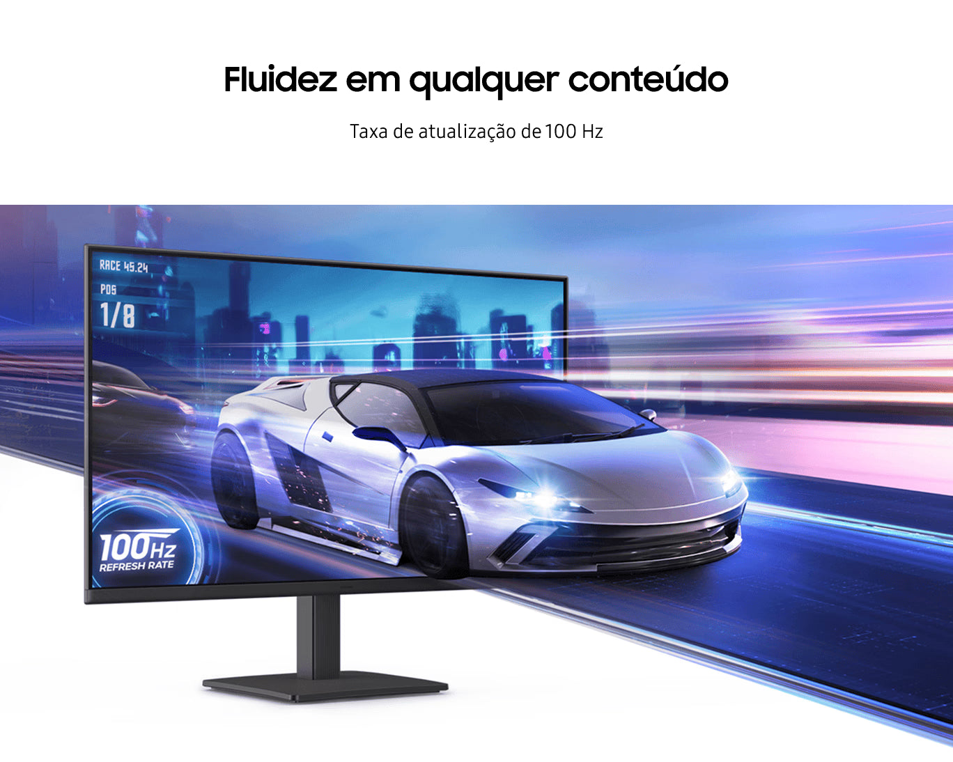 Monitor Gamer Samsung Essential S3 22" FHD 100Hz IPS HDMI - LS22D300GALMZD