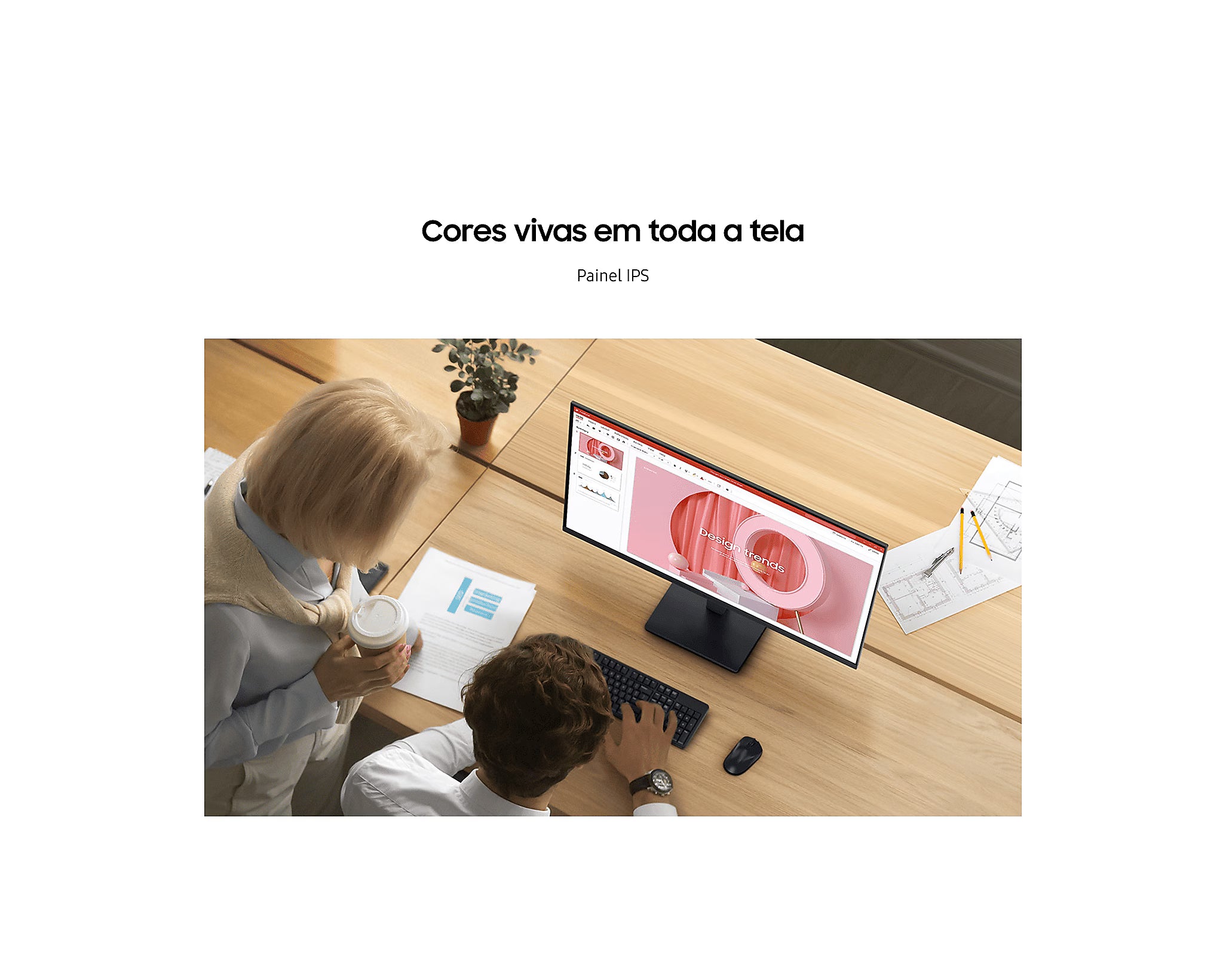 Monitor Samsung Essential S3 27" FHD IPS 100Hz 5ms - LS27D300GALMZD