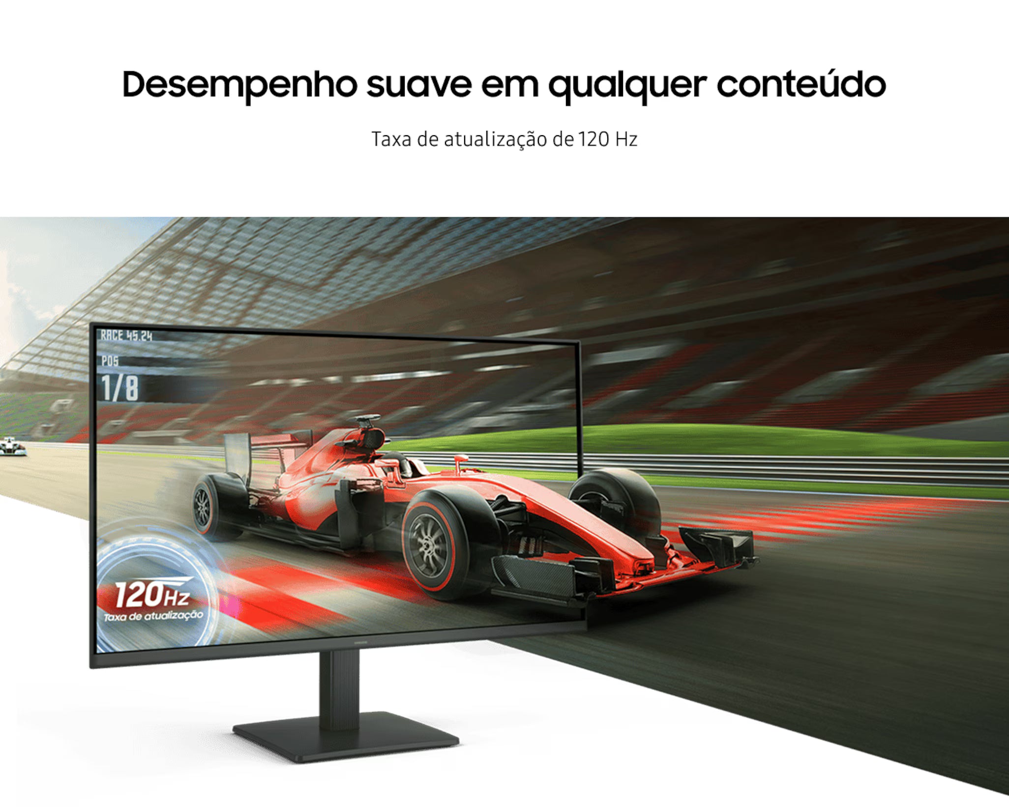 Monitor Gamer Samsung Essential S3 24" FHD IPS 120Hz 5ms - LS24F320GALMZD