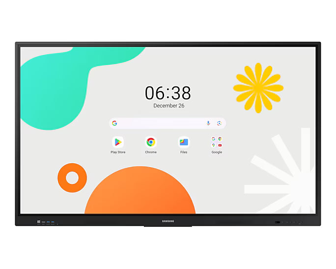 Monitor Profissional Samsung Touch Screen 65" Android - LH65WAFWLGCXZD