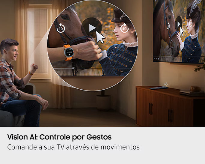 Smart TV Samsung Vision AI QLED Ultra 4K 55" - QN55QEF1AGXZD