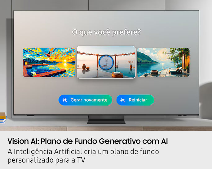 Smart TV Samsung Vision AI QLED Ultra 4K 55" - QN55QEF1AGXZD