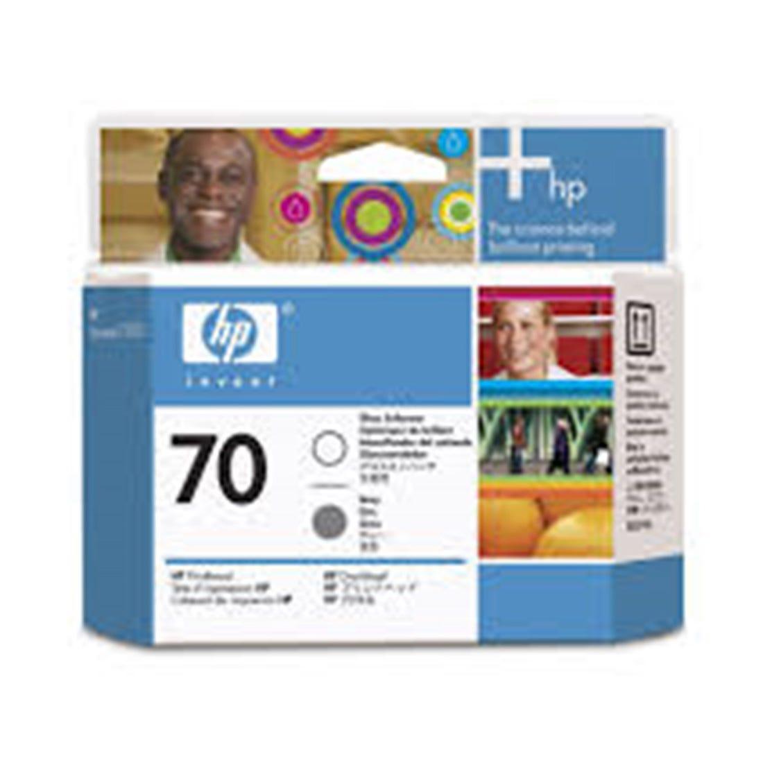 Cabeça de Impressão HP 70 Aperf. Brilho/Cinza PLUK C9410A - Mega Market
