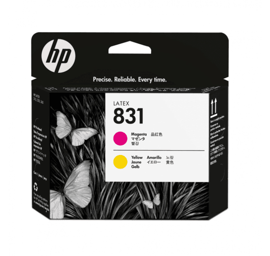 Cabeça de Impressão HP Latex 831 Amarelo/Magenta CZ678A - Mega Market