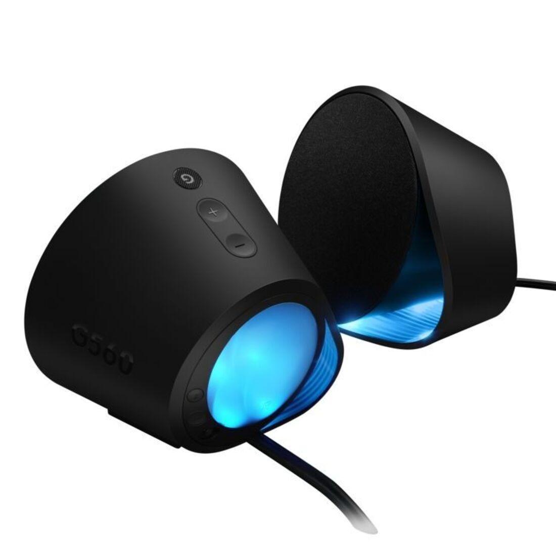 Caixa de Som Logitech Gamer G560 RGB 980-001310 - Mega Market