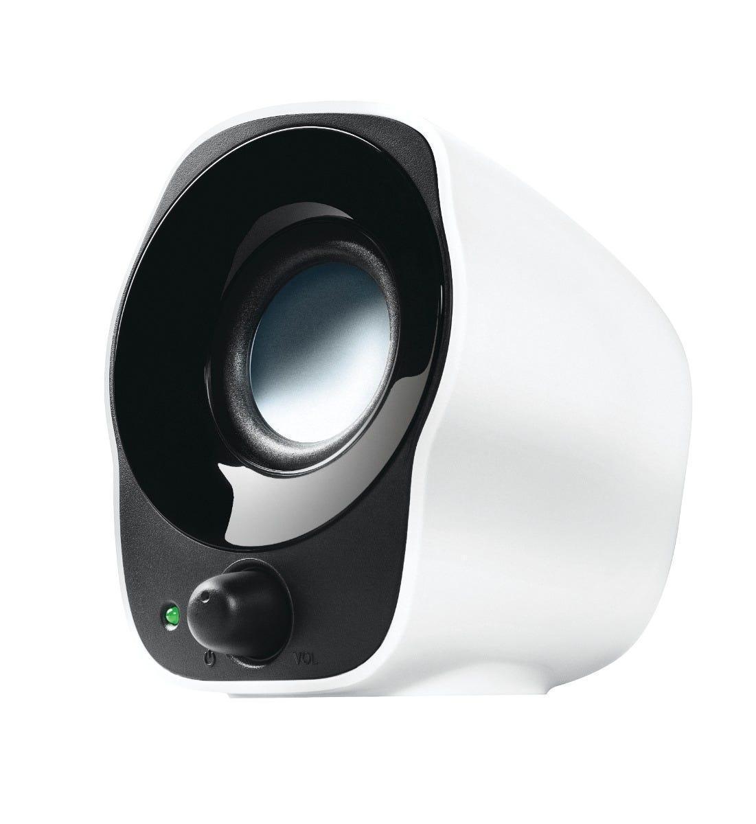 Caixa de Som Logitech Z120 Branca Multimídia 980-000573 - Mega Market