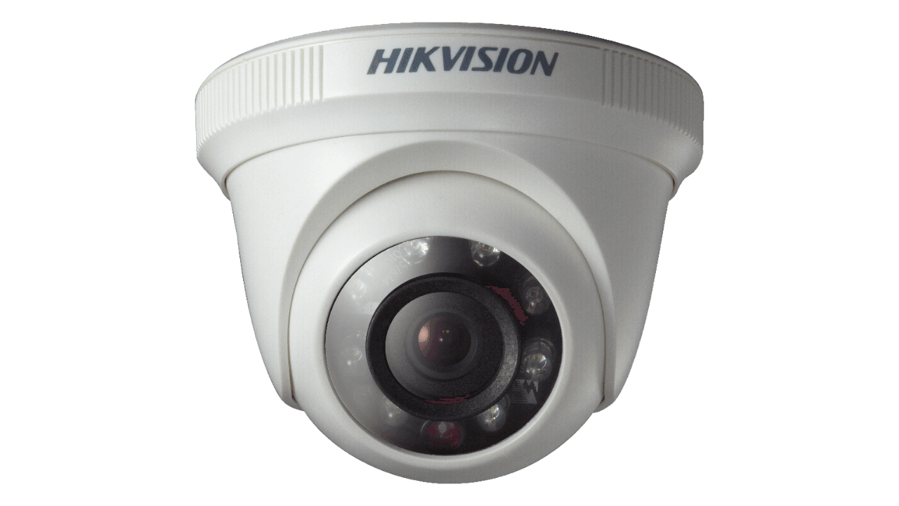 Câmera Hikvision Dome 720p 20m - DS-2CE56C0T-IRPF - Mega Market