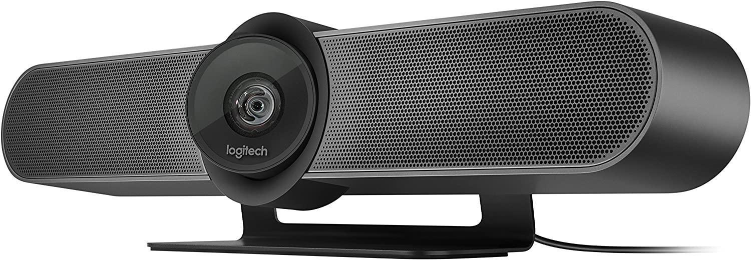 Câmera Logitech MeetUp Preta VC 960-001101-G - 960-001101-G - Mega Market