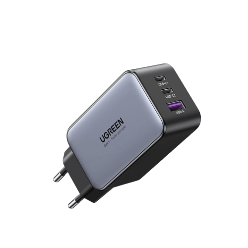 Carregador Rápido UGREEN 65W GaN Quick Charge 4.0 3.0 Type C PD USB - Mega Market