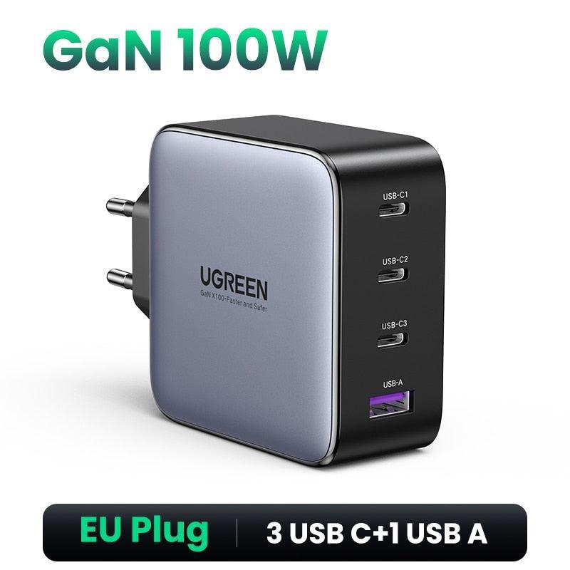 Carregador USB 100W GaN UGREEN - Mega Market