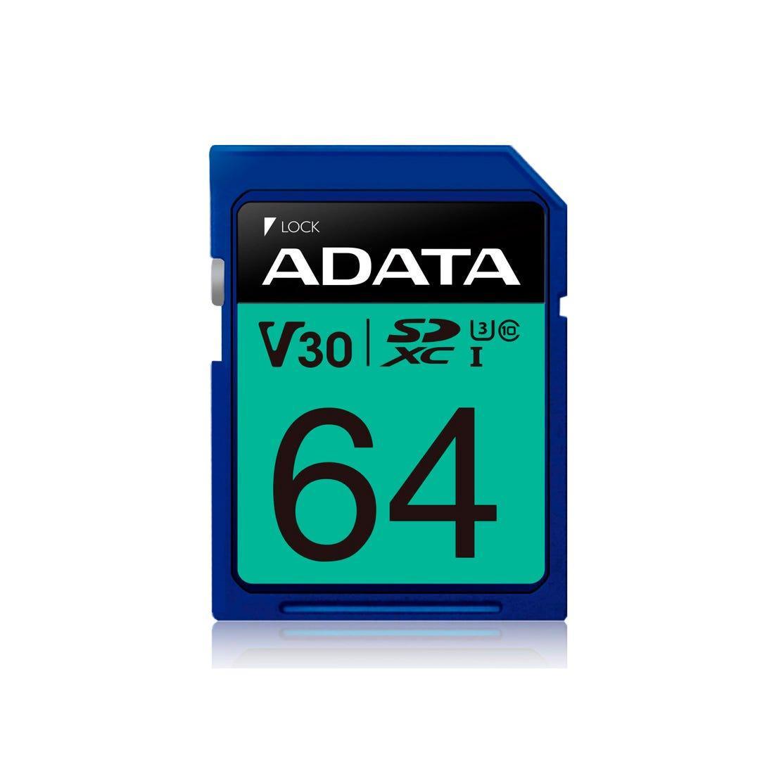 Cartão de Memória Adata 64GB - ASDX64GUI3V30SRI - Mega Market