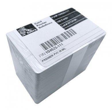 Cartão PVC Branco Zebra 30Mil - 104523-111 - Mega Market
