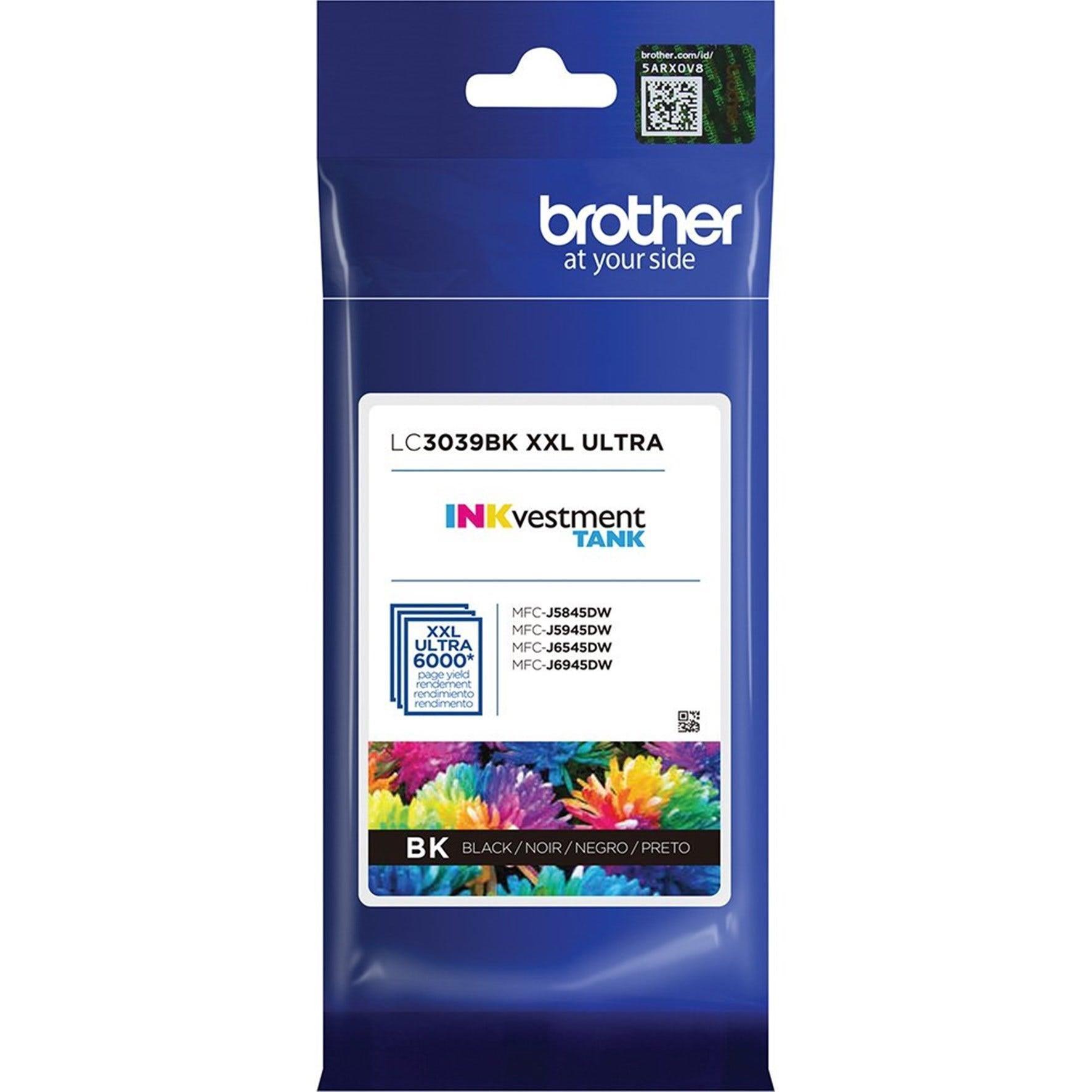Cartucho de Tinta Brother Preto 6K LC3039BK - Mega Market