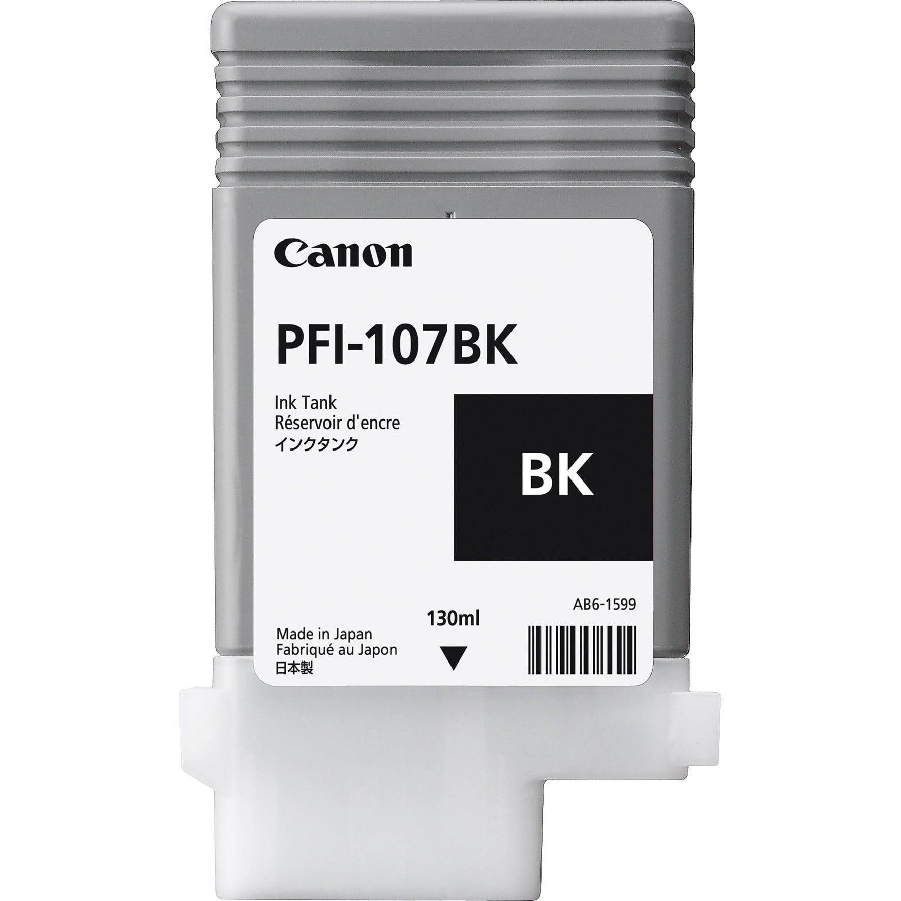 Cartucho de Tinta Canon PFI-107 BK-130ml (5pçs) 6705B003AA - Mega Market