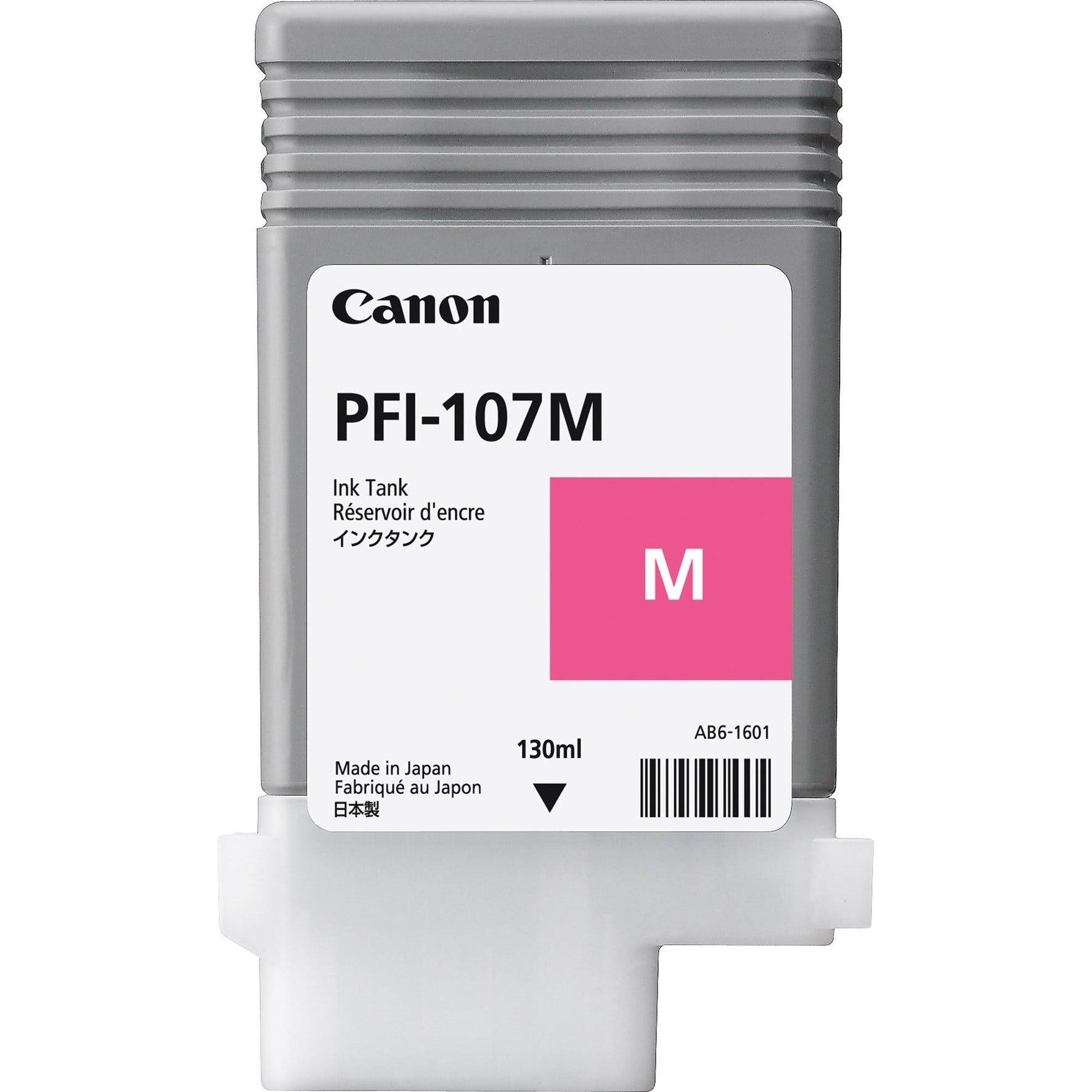 Cartucho de Tinta Canon PFI-107 M 130ml (5pçs) 6707B003AA - Mega Market