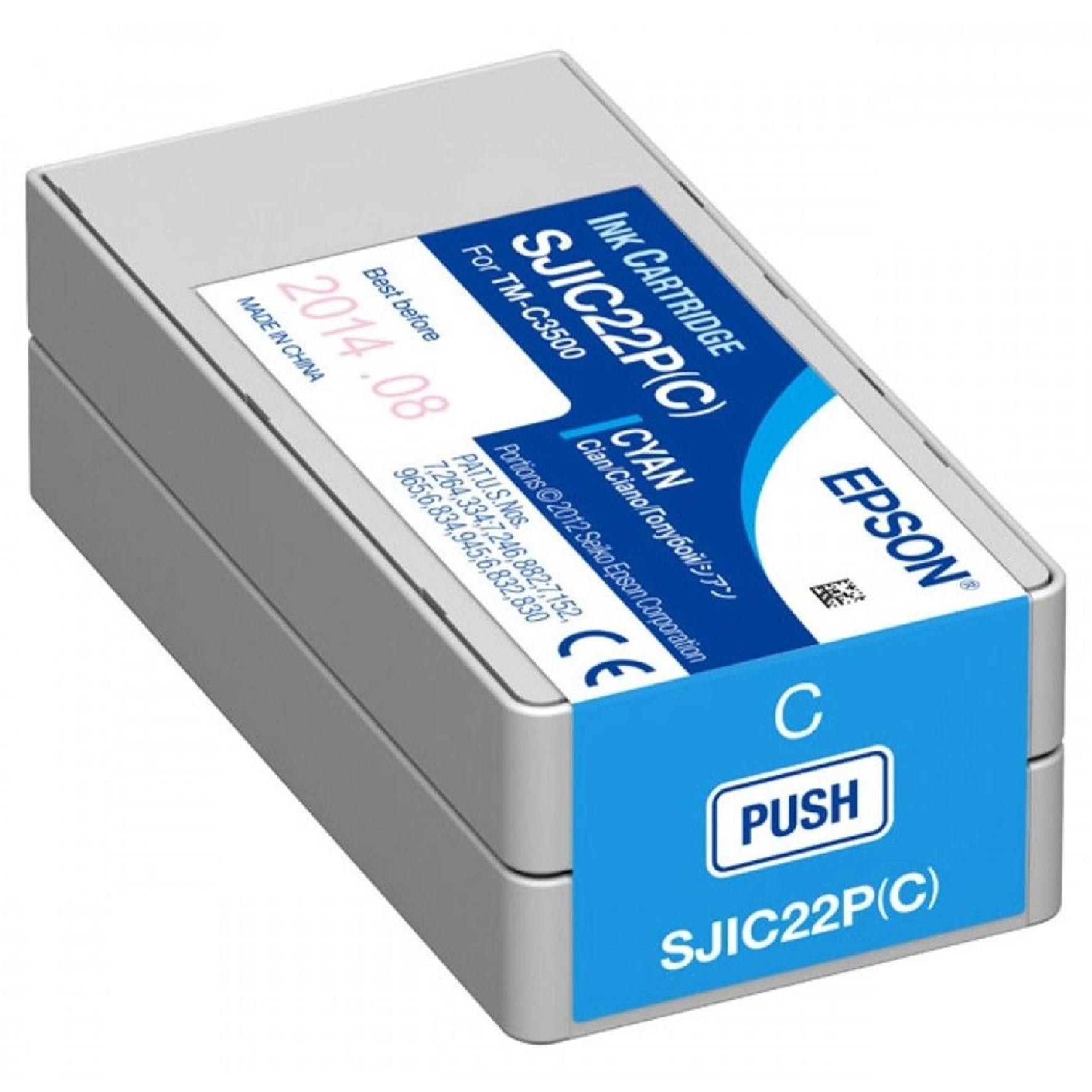 Cartucho de Tinta Epson CW-C3500 Ciano C33S020581 - Mega Market