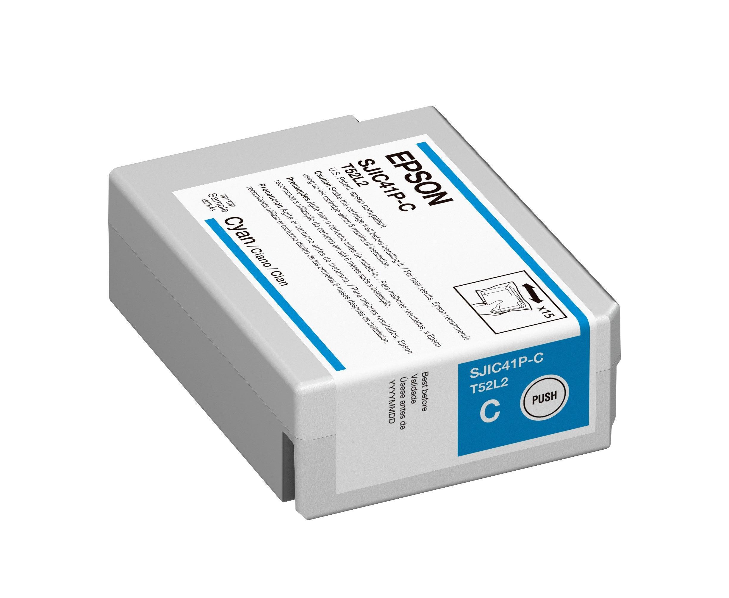 Cartucho de Tinta Epson CW-C4000 Ciano - C13T52L220 - Mega Market