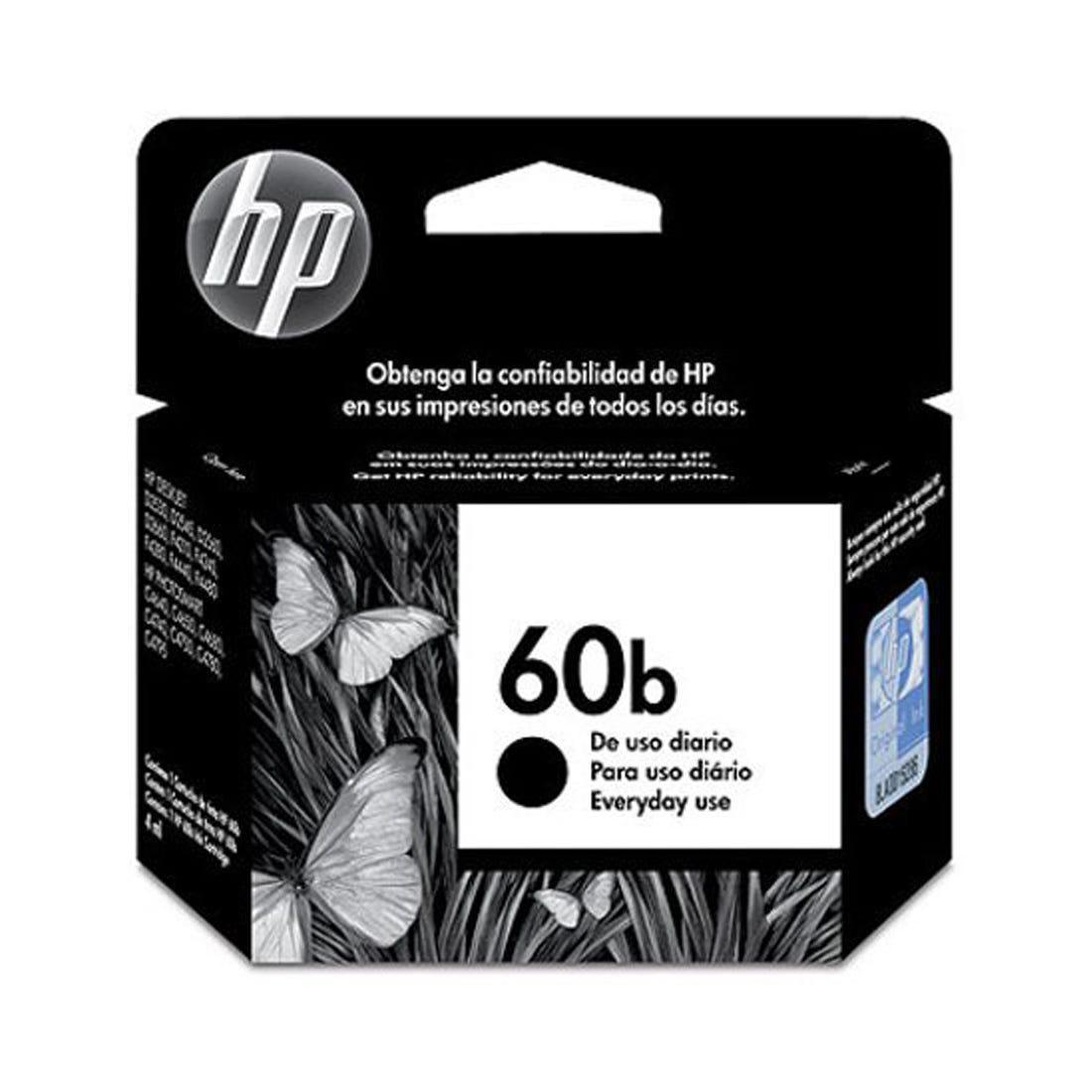 Cartucho de Tinta HP 60b Preto EVERY DAY CC636WB - Mega Market