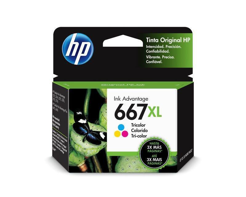 Cartucho de Tinta HP 667XL Colorido 3YM80AB - Mega Market