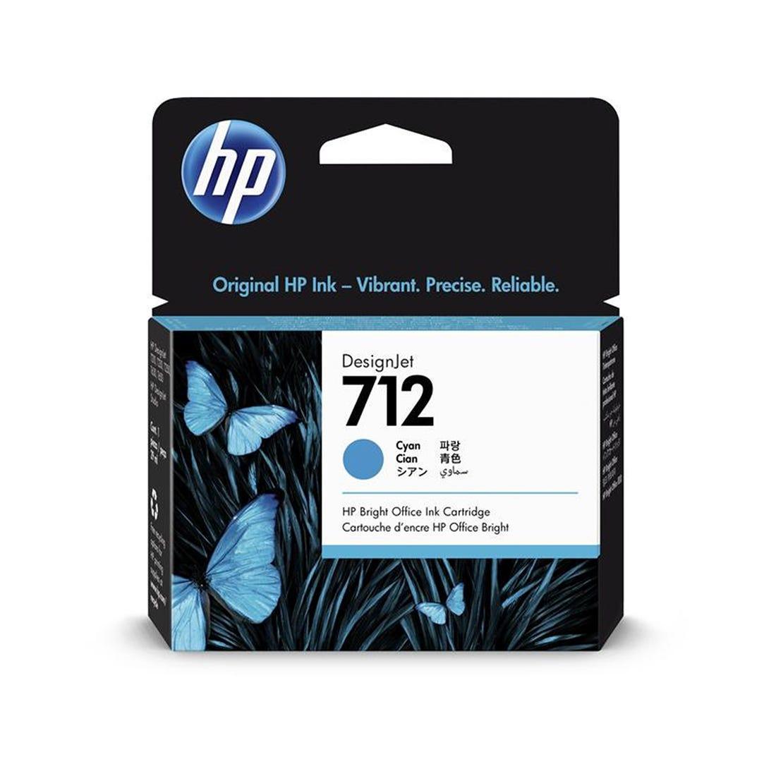 Cartucho de Tinta HP 712 Ciano PLUK 29ml - 3ED67A - Mega Market