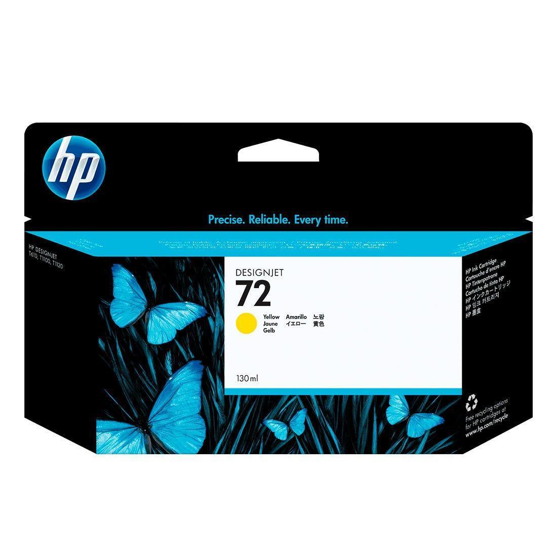 Cartucho de Tinta HP 72 Amarelo PLUK 130ml - C9373AB - Mega Market