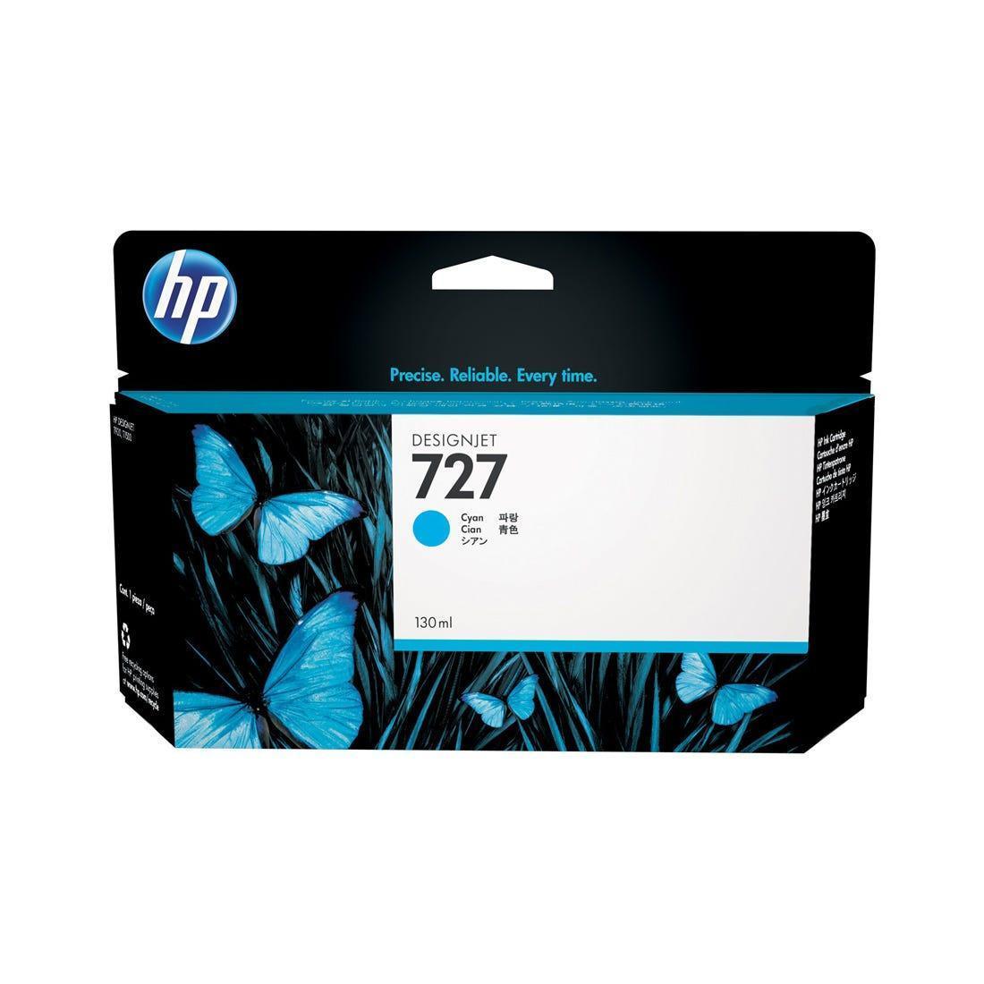Cartucho de Tinta HP 727 Ciano PLUK 130ml B3P19A - Mega Market
