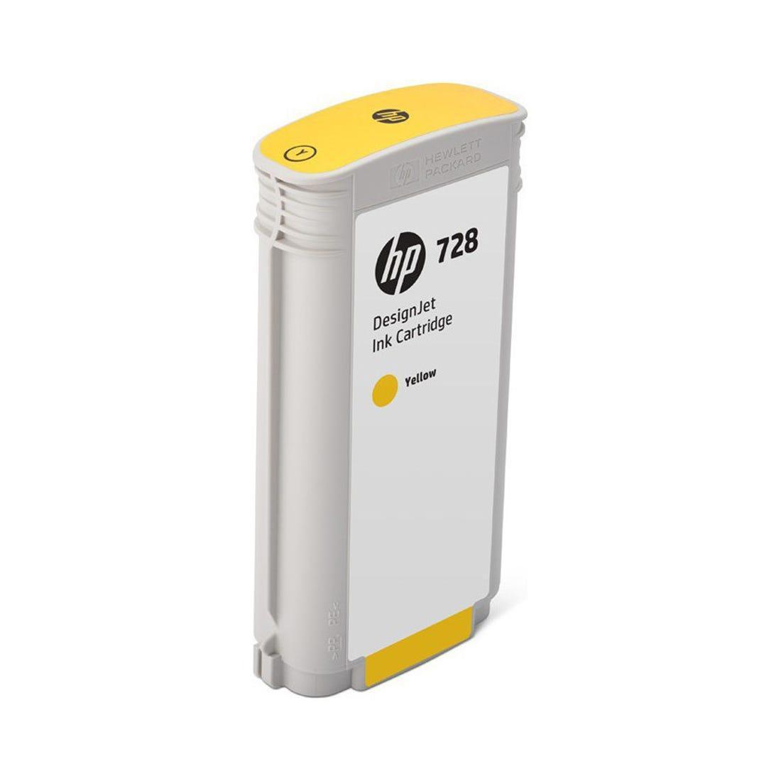 Cartucho de Tinta HP 728 Amarelo PLUK 130ml - F9J65A - Mega Market