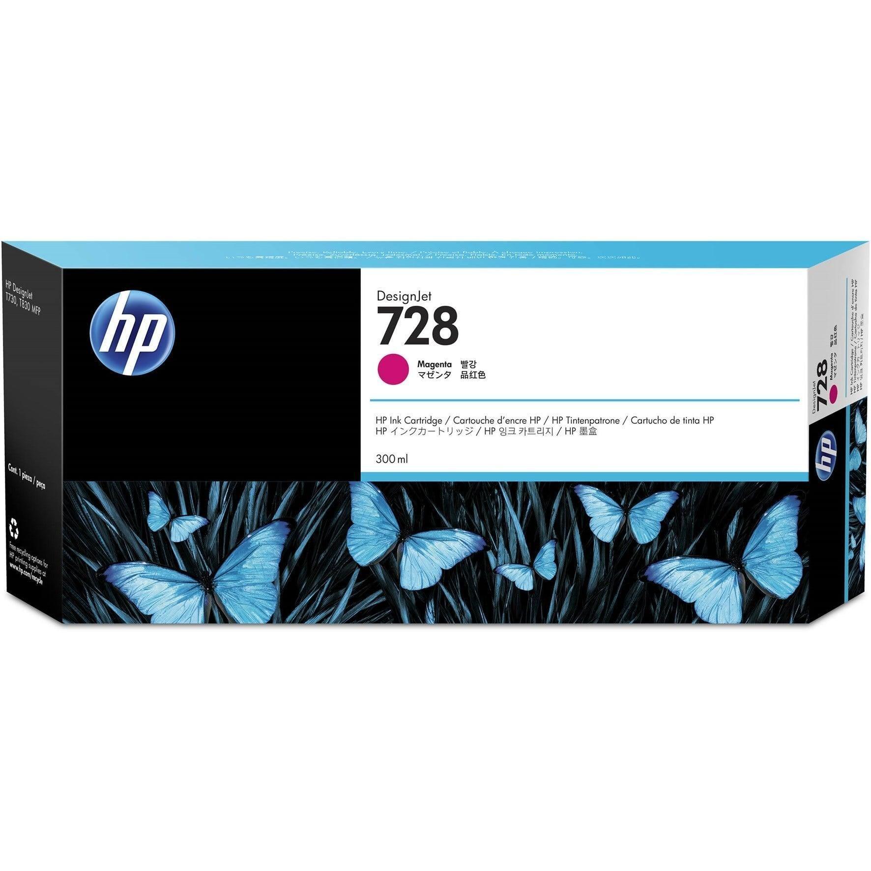 Cartucho de Tinta HP 728 Magenta PLUK 300 ml F9K16A - Mega Market