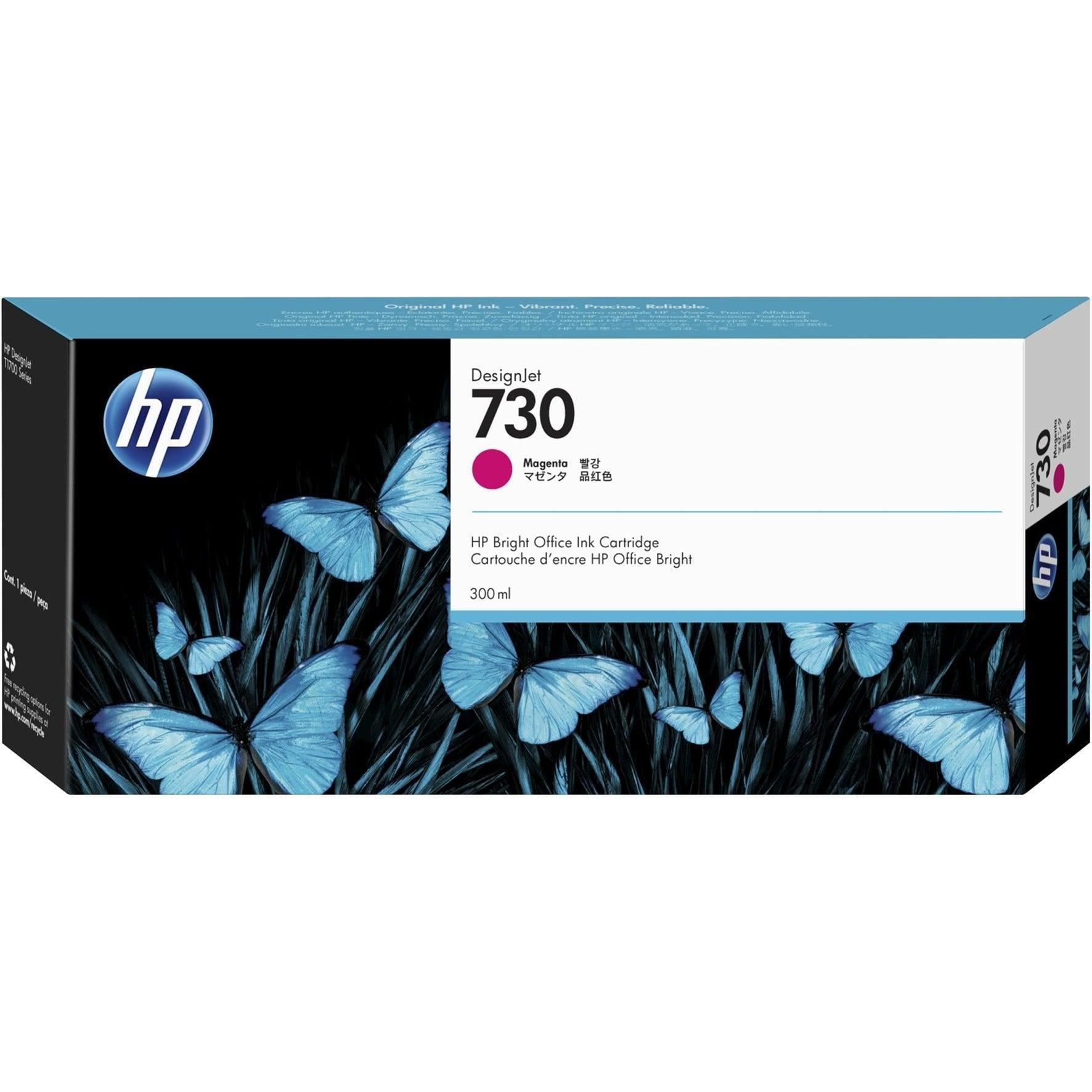 Cartucho de Tinta HP 730 Magenta PLUK 300 ml P2V69A - Mega Market