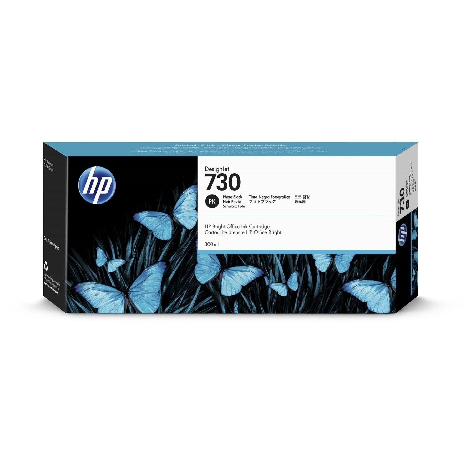 Cartucho de Tinta HP 730 Preto Foto PLUK 300 ml P2V73A - Mega Market