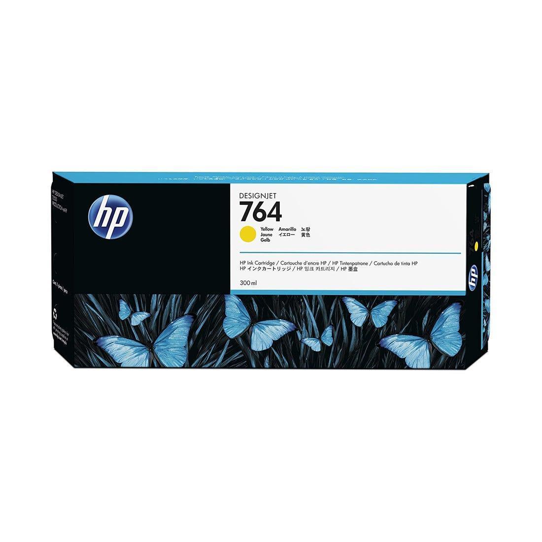Cartucho de Tinta HP 764 amarelo PLUK 300 ml C1Q15A - Mega Market