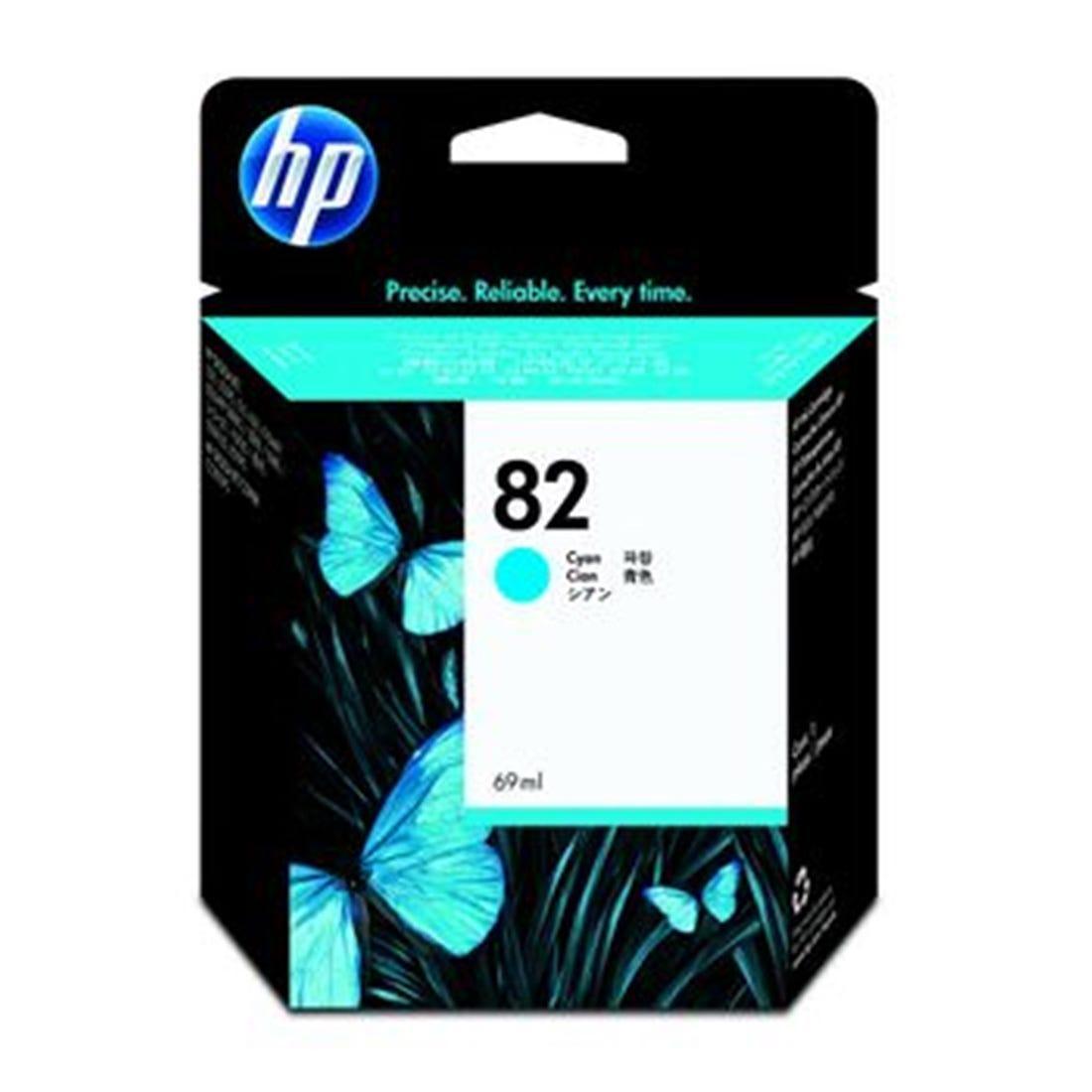 Cartucho de Tinta HP 82 Ciano PLUK 69ml C4911AB - Mega Market