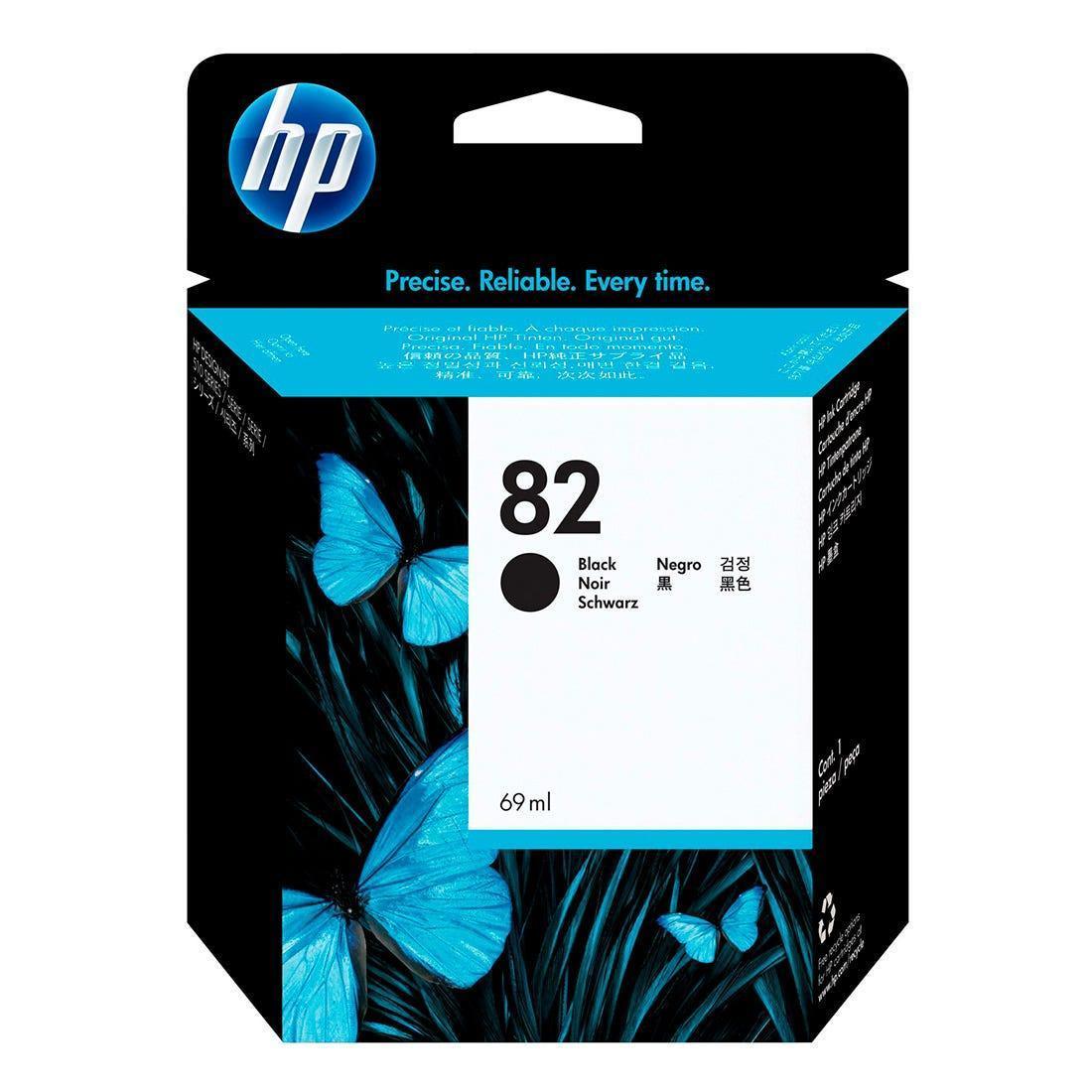 Cartucho de Tinta HP 82 Preto PLUK 69ml CH565AB - Mega Market