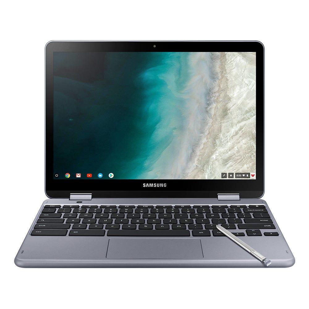 Chromebook Samsung Plus Celeron 4GB 32GB XE521QAB-AD1BR - Mega Market