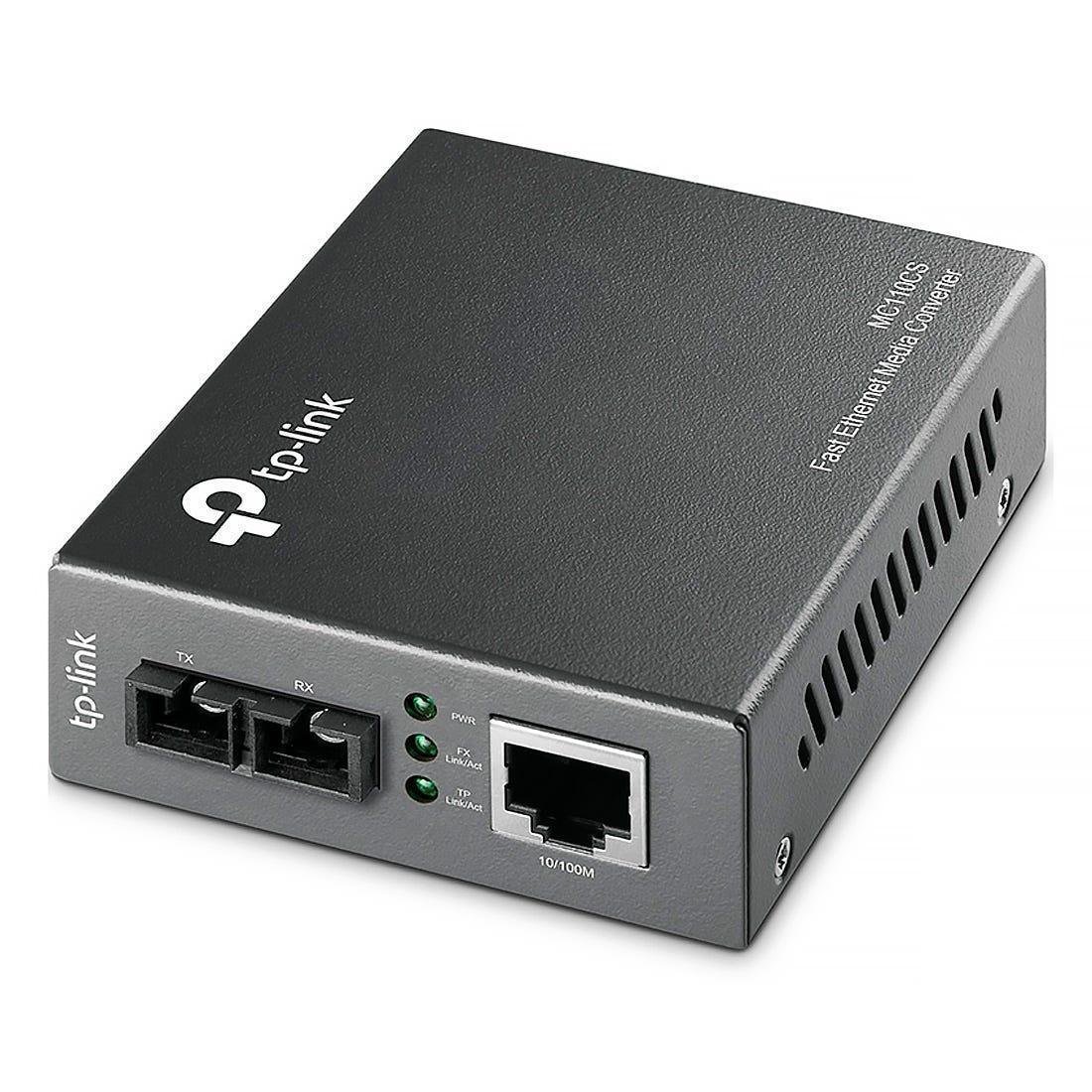 Conversor de Mídia TP-LINK 10/100Mbps modo único - MC110CS - Mega Market