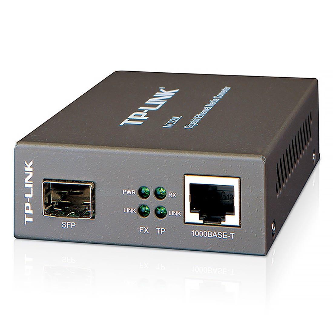 Conversor de Mídia TP-LINK Gigabit SFP MC220L - MC220L - Mega Market