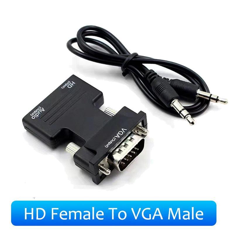 Conversor HDMI para VGA com Áudio MegaHD - Mega Market