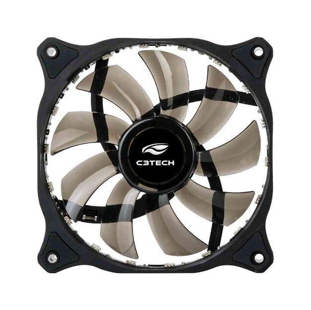 Cooler C3 Tech Fan F9-L150 RGB Storm 12cm 18LED - F9-L150RGB - Mega Market