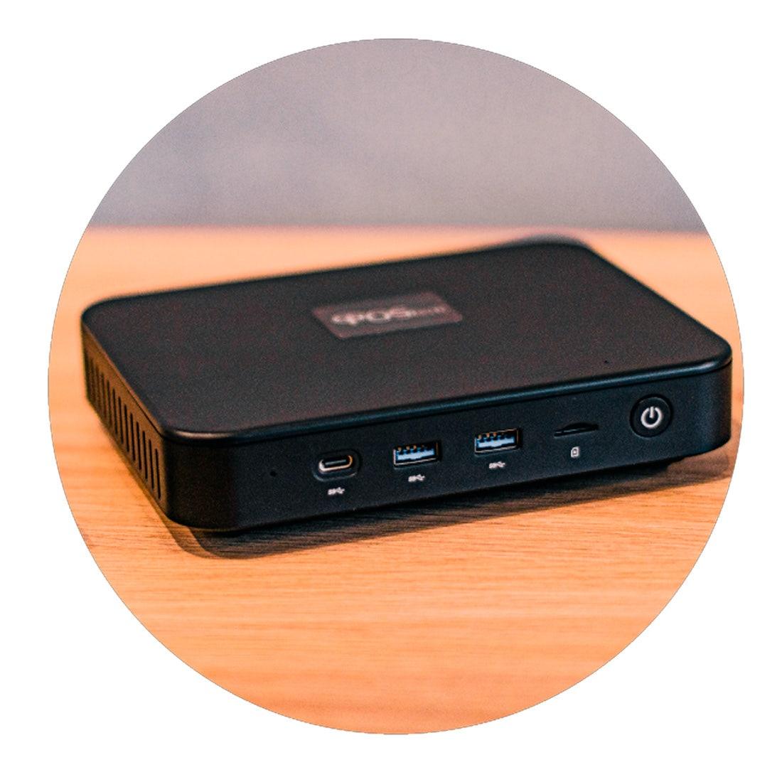 Desktop Postech CPU KDS Intel Celeron N4120 8GB 128GB SSD Windows 10 IOT Enterprise - POS5000-W - Mega Market