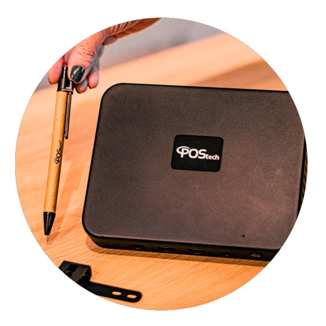 Desktop Postech CPU KDS Intel Celeron N4120 8GB 128GB SSD Windows 10 IOT Enterprise - POS5000-W - Mega Market